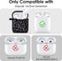 Filoto Compatible with Airpod 2nd Generation Case, Cute Silicone Protective Case for Women with Bracelet Keychain