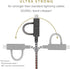 Native Union Belt Cable, 6.5ft Ultra-Strong Reinforced Charging Cable with 3-in-1 Adaptor for Lightning, USB-C,