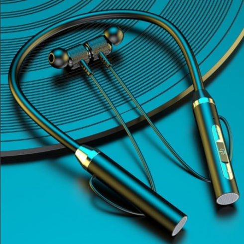 Bluetooth Neckband Headphones Wireless Magnetic Earphones with HiFi Sound, Sports Waterproof Earphones with Durability,