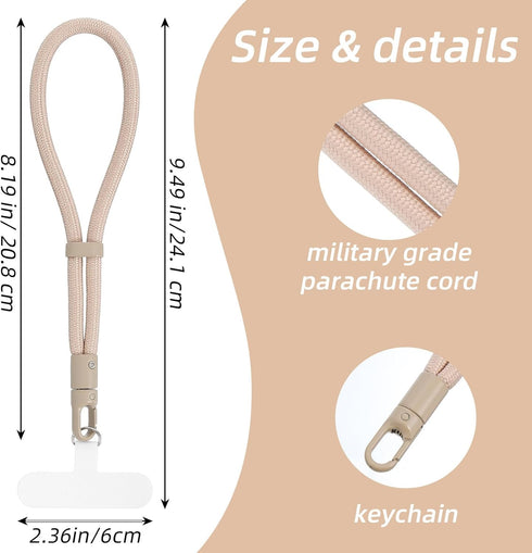 Sorcristy Phone Wrist Strap, Lanyard Hand Universal Adjustable Phone Wristlet, Tether Anti Theft Wrist Lanyard