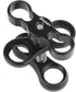 D&F 1'' Aluminum Standard Ball Mount Clamp for Underwater Light Arm System