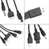 1 Piece 10 In 1 USB Multi Charger Cable, 20CM/7.87in Universal USB to Multi Plug for Smartphone