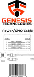 Genesis Technologies 4 2000522 Hardwire DC Power Harness for Sierra - Airlink - Pin - Power Cord Replacement