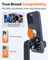 APPS2Car Cup Holder Phone Holder Mount for Car, 2-in-1 Fast-Squeeze Installation, Adjustable Height One-Hand Operation