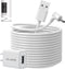 OLAIKE 8m/26ft Charge Cable with DC Power Adapter for Ring Stick Up Cam Battery 3rd Gen/2nd Gen/Plug-in, Weatherproof,