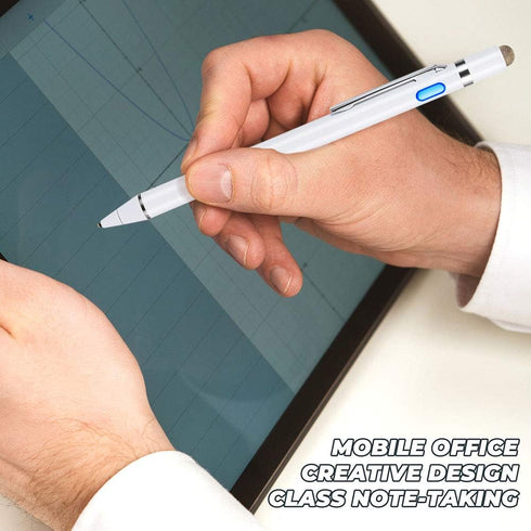 EVACH S21 Ultra Pen for Samsung Galaxy S21 Stylus Pencil, Rechargeable Digital Pencil with 1.5mm Ultra Fine Tip (White)