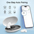 Invisible Sleep Wireless Earphone, Type-C Fast Charging Case, Sleeping Earbuds for Side Sleepers (White)