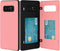 GOOSPERY Wallet Case for Galaxy Note 8 with Card Holder, Protective Dual Layer Bumper Phone Case (Pink)