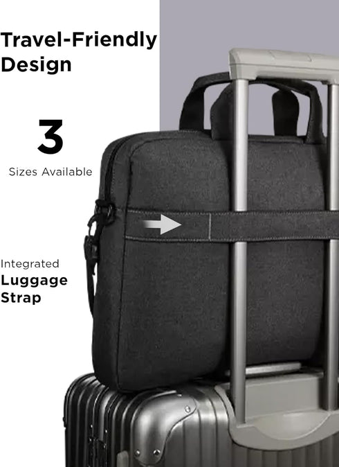 T210, Lenovo Laptop Bag Messenger Shoulder Bag for Laptop or Tablet, Sleek, Durable & Water-Repellent Fabric
