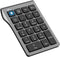 Bluetooth Number Pad Wireless & Wired 10 Key USB Keypad, Rechargeable Numpad for Laptops, Desktop, Computers