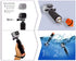 Waterproof Floating Hand Grip for GoPro Hero 12, 11, 10, 9, 8, 7, 6, 5, 4, 3, 3+, 2, 1 Session, Black Silver Camera