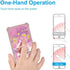 Koobee K100 Case by jioeuinly: SL004T Cover with Tempered Glass, Hard PC + Soft Silicone, Ring Support, Gold