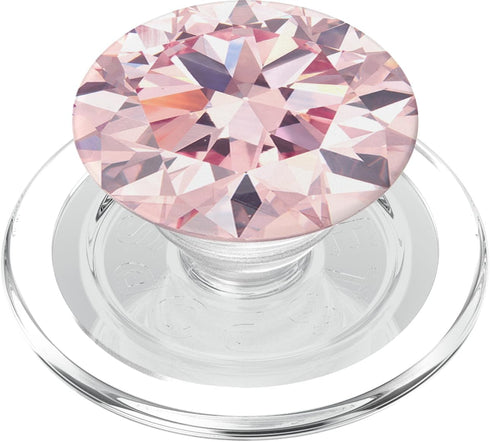 Diamond Design Phone Grips Rose Gold Diamond Print Bling Shapes Design PopSockets PopGrip: Swappable Grip for