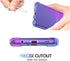 KIOMY Clear Case for Samsung Galaxy S9, Shockproof Bumper Protective Cover with Hybrid Design Hard PC Back + Flexible