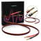 UCINNOVATE Speaker Cable with Banana Plugs, 2 Pack 9.8ft/3m 14 Gauge Speaker Wire for Hi-Fi & Home Audio
