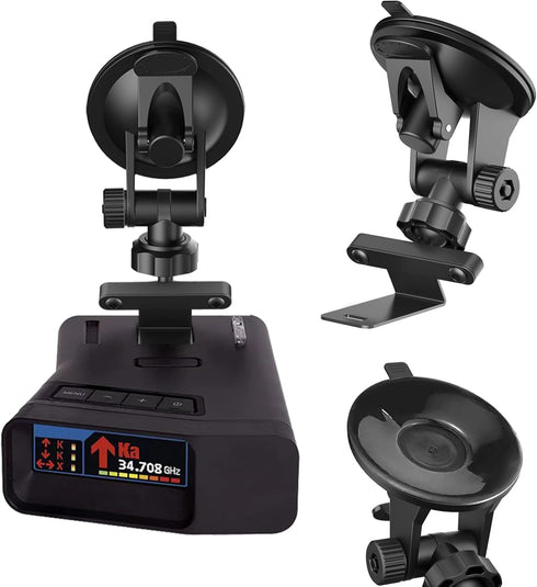 Vovucai R7 R8 Suitable for Uniden Radar Detector, Car Radar Detector Suction Cup Bracket, Windshield and Dashboard