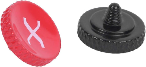 Alloy Black + Red Paint Spraying Treatment Camera Shutter Release for X Series Cameras with Rubber Ring Fuji Soft