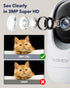 Indoor Security Camera 2K, Pet Camera with Phone App, WiFi Cameras for Home Security, 2-Way Talk
