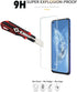 BLU View 4 B135DL Case 2 Pack with Tempered Glass Screen Protector, Full Body Shock Protective Kickstand Case - Red