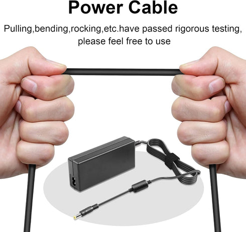 Futurebatt 19V 4.74A 90W AC Adapter Charger for Vizio E320VP M261VP LED LCD TV Power Supply Cord