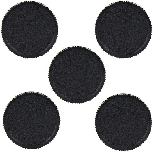 5Pcs Portable Rear Lens Cover for Leica L39 M39 and 39mm Screw Mount Camera Lenses