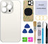 OEM Rear Back Glass Replacement for iPhone 15 Pro 6.1 inches with Repairing Tool Kit (White Titanium)