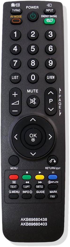 AKB69680438 AKB69680403 Replace Remote for LG TV Models 42LH35FD, 42PQ20D, 50PQ20D, 32LG2100, 32LH2000, 32LH3000,