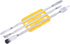 MECCANIXITY 3pcs Metal Spudger Set, Mini Crowbar Flat Head Stainless Steel Pry Bar Opening Tools for Mobile Phone Repair