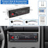 UNITOPSCI Single Din Car Stereo, Bluetooth 5.0 Multimedia Audio Receiver with Hands-Free Call Voice Control