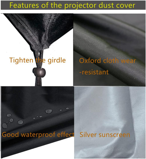 Projector Ceiling Cover - UV-Resistant Waterproof Dust-Proof Adjustable Cover for Ceiling Mounted Projector