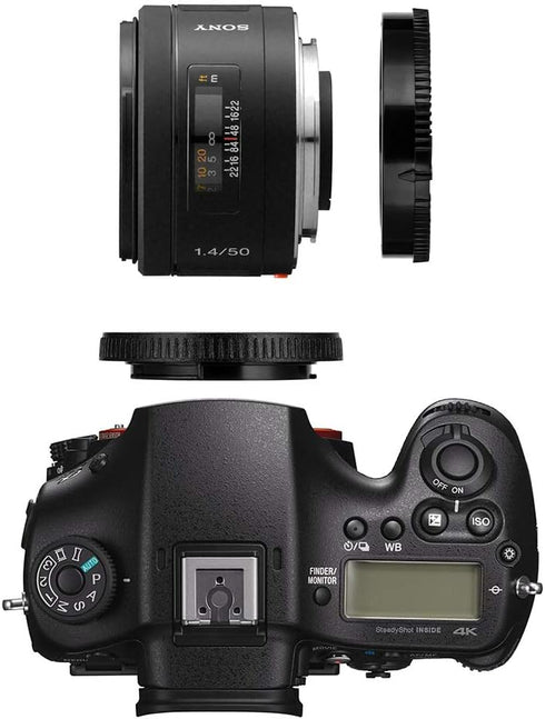 Camera Body Cap and Lens Rear Cap Cover for Sony Alpha A-Mount/Minolta AF Mount Lens, 2 Packs