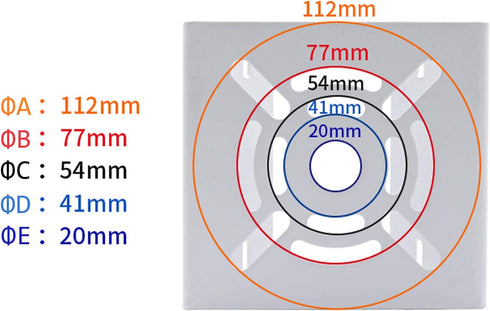 WiTi Universal Vertical Pole Mount for Security Camera, Solid Metal Bracket with Loops for CCTV Cameras (Small Size)