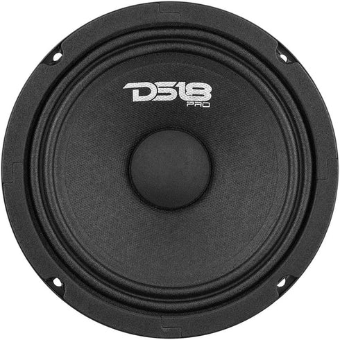 DS18 PRO-GM6SE Loudspeaker, 6.5", Midrange, Sealed Back, 480W Max, 140W RMS, 8 Ohms, Premium Quality Audio