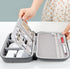 Hard Electronic Organizer Travel Bag, Waterproof Shockproof Case for Power Bank, Adapters, Chargers, Cables, Flash