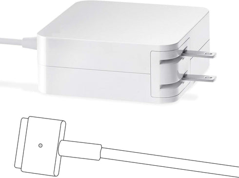 Mac Book Air Charger, 45W AC Magnetic T-Tip Power Adapter Compatible with 11-inch/13-inch MacBook Air (2012-2017)