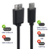 USB C to Micro USB 3.0 Fast Charging Cable, 10Gbps High-Speed Sync Data Transfer Cable Compatible with Samsung Galaxy S5