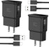 Samsung USB-C Charging Cable 6.6ft, Type C Fast Charger for Galaxy S23/S22/S21/S20/S10e/Note20/2-Pack.