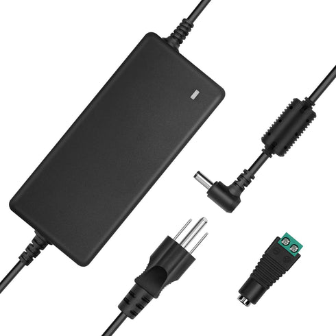 HOUHUI 24V 4A Power Supply Adapter, AC 100-240V to DC 24 Volt 4 Amp for LED Strip Light, CCTV Camera