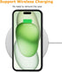 molzar Grip Series Case for iPhone 15 Plus with Real Forged Carbon Fiber, Built-in Metal Plate for Magnetic Mount,