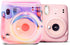 Illusion-colour Camera Case for Fujifilm Instax Mini 11/9/8, Adjustable PVC Protective Cover Sling Bag