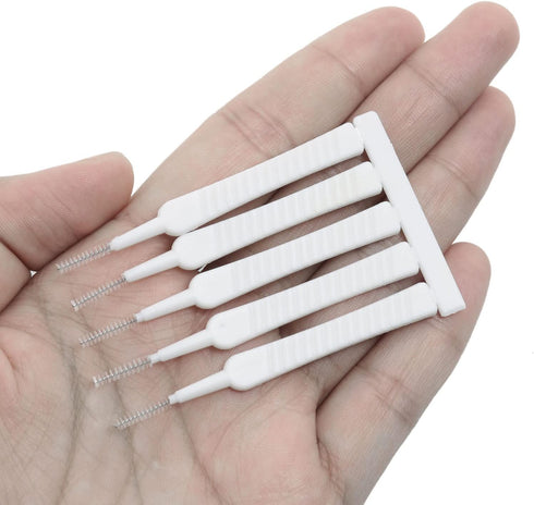 50pcs Multifunctional Mobile Phone Charging Port Cleaning Brush, 65mm Dust Shower Hole Cleaning Mini Brush Bendable