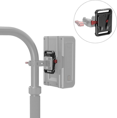 SmallRig Mini V Mount Battery Plate, V-Lock Mount Battery Plate with 1/4"-20 Threads - 2987
