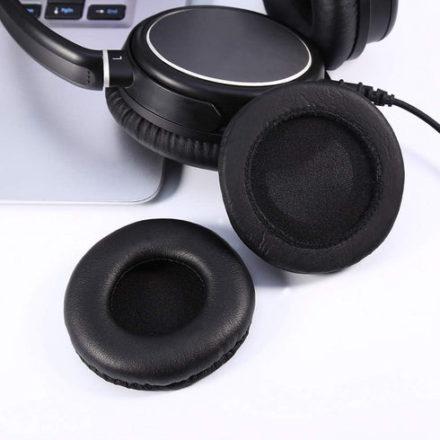 Fosa Soft Replacement Ear Pads - PU Leather Earpad Cushions for J3, SJ33, SJ5, SJ55, ES7, ESW9, Black