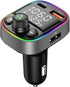 LIHAN AUX USB C Bluetooth Car Adapter, Wireless Handsfree Call, Plug for FM Transmitter Radio Receiver