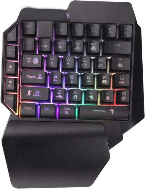 Gaming Keyboard and Mouse Converter, Bluetooth 5.0 Mobile Game Set, Adjustable Fast Charging, Long Battery Life,
