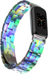 Metal Watchband Compatible with Fitbit inspire 3 Stainless Steel Wrist Strap Bracelet Replacement for inspire3 Smartwatch Accessory for Women Men