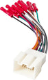 RED WOLF Stereo Wiring Harness Pre-Installed Wire Connectors Compatible with Ford 1999-2003