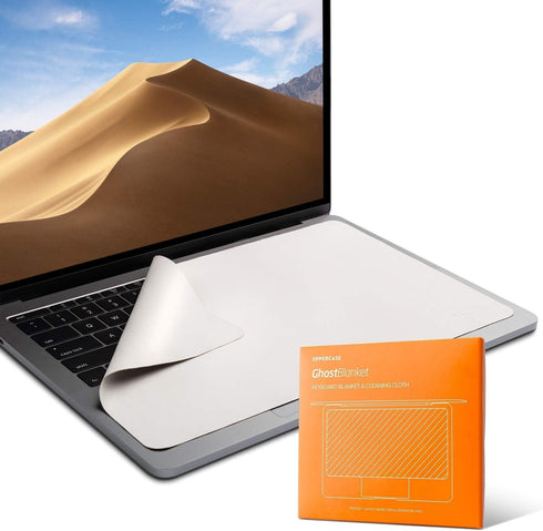 UPPERCASE GhostBlanket Screen Keyboard Imprint Protection Microfiber Liner and Cleaning Cloth 15"