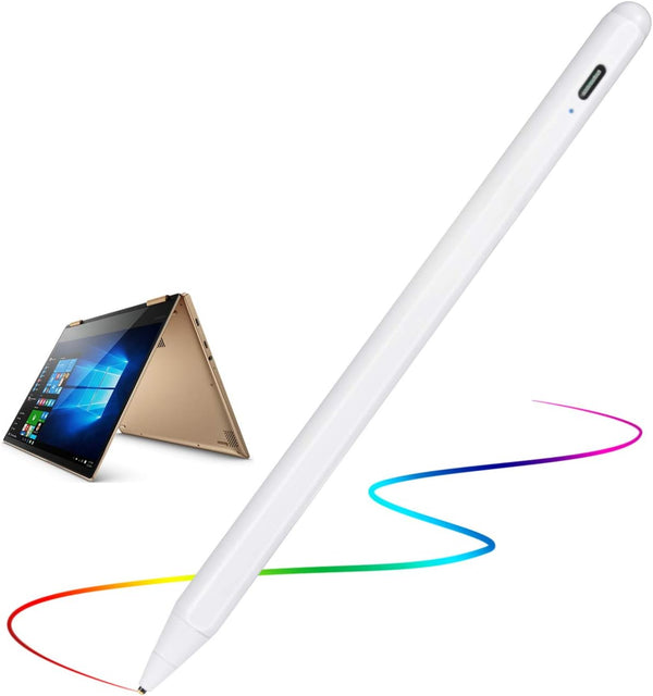 White Evach Capacitive Stylus Pencil for Lenovo Yoga Tab, High Sensitivity Digital Pencil with 1.5mm Ultra Fine Tip