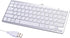 2021 Upgraded PC Computer Laptop Mini USB Wired Keyboard, 78 Scissor Keys, Compact Multimedia Keyboard (Silver)